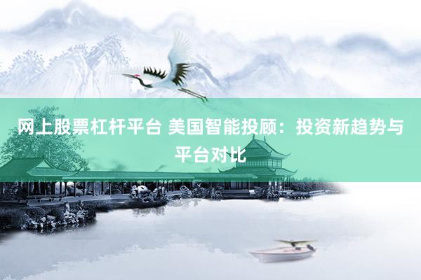 网上股票杠杆平台 美国智能投顾：投资新趋势与平台对比