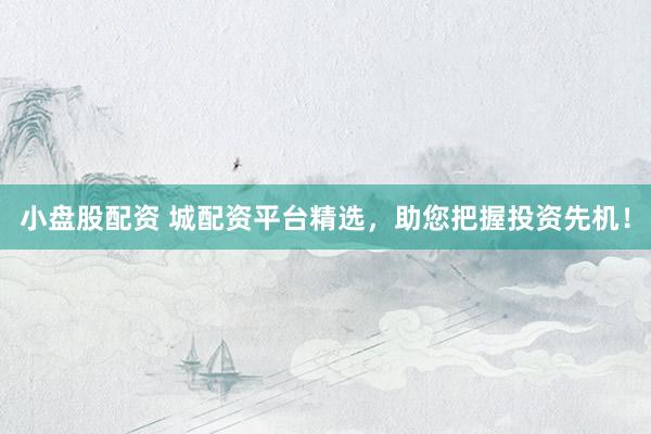 小盘股配资 城配资平台精选，助您把握投资先机！